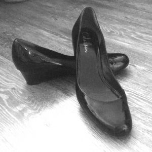 Cole Haan wedges with Nike Air soles - like new!